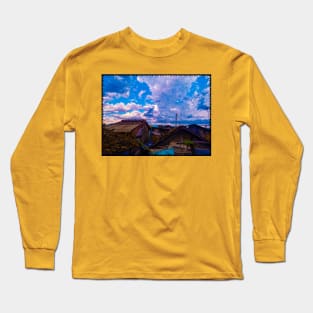 Indonesia rooftop village Long Sleeve T-Shirt